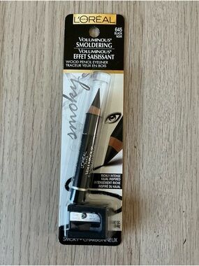 L'Oreal Voluminous Smoldering Wood Pencil Eyeliner - Black